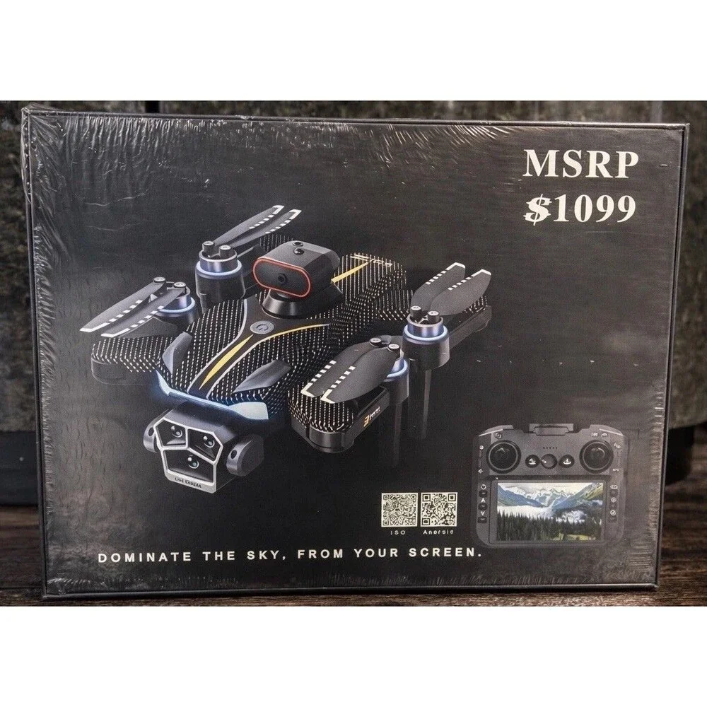 DRONE PHOENIX X4 Camara-Built In Screen Remote. GPS Return to Sea- Sealed Box